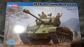 M26 Pershing Heavy Tank Hobbyboss 135 [upl. by Biddie]