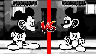 FNF Vs Mickey Mouse Mod  Really Happy Official VS Fanmade old vs new [upl. by Berte68]