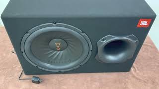 JBL BassPro 12 12 inch Portable Box Active Subwoofer Bass Testing [upl. by Elrahc]