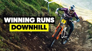 Nailbiting Downhill Racing  Winning Runs from Lenzerheide [upl. by Gnos524]