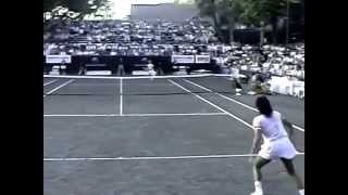 Gabriela Sabatini v Martina Navratilova Amelia Island 1989 pt3 [upl. by Xed]