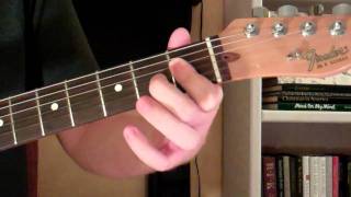 How To Play the Cm6 Chord On Guitar C minor sixth 6th [upl. by Ynnatirb]