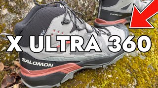 ✅SALOMON X ULTRA 360🏃‍♂️‍➡️WATERPROOF Hiking Shoe for Mixed Muddy or Wet terrain [upl. by Notlem287]