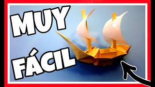 ✅ Como Hacer un Barco PIRATA de papel FACIL Paso a Paso 【ORIGAMI】 [upl. by Enelak]