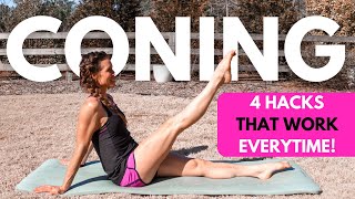 FIX Diastasis Recti Coning With These 4 Hacks [upl. by Coniah]