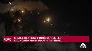 Iran launches missile attacks against Israel [upl. by Maxentia]