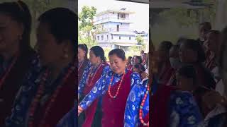 Galbandi chino ngolo raja lai 🙏🥰 Gurung Song Dance by Tarahara Gurung Gumba Ama Samuha✌️☸️ [upl. by Ttirrej69]