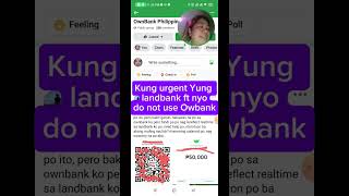 Error Sa pagdeposit Sa Landbank thru Ownbank app [upl. by Kirsti]