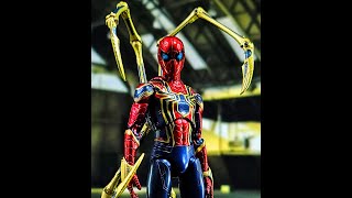 IRON SPIDER Endgame Mafex 121 shorts [upl. by Nerhe]