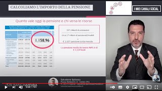 45 CALCOLIAMO LA PENSIONE  Parte 2 [upl. by Sherr90]