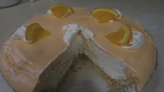 NO Bake Orange Creamsicle Cheesecake Recipe  Recipe Episode 260 [upl. by Nahoj875]