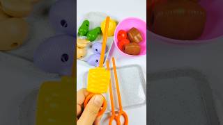 Satisfying kitchen miniature BBQ skewers grilled food kitchenplayset kitchenset miniature [upl. by Ettenot]