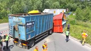 LKW in Frastanz umgekippt [upl. by Ahsla310]