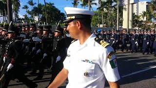 DESFILE MILITAR 27 DE FEBRERO 2018 RD Y MÉXICO MALECON SANTO DOMINGO [upl. by Duquette]