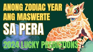 5 Pinaka MASWERTENG ZODIAC na YAYAMAN sa 2024 yearofthedragon swerte 2024predictions [upl. by Melly]