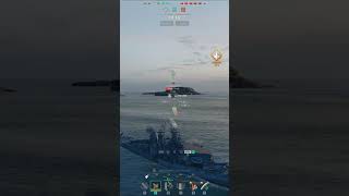 Warships🏴‍☠️ Close Quarters Georgia vs Kearsarge worldofwarshipsgames wows cqc [upl. by Elvyn]