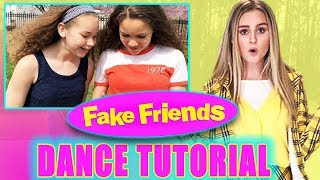 Sierra amp Olivia Haschak Learn Iveys quotFake Friendsquot Dance [upl. by Ydroj]