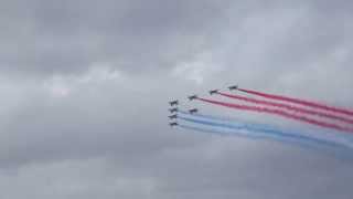 Patrouille de France  Nancy Ochey le sam 5 Juillet 2014 [upl. by Luas]