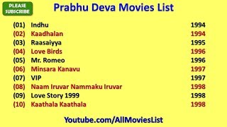 Prabhu Deva Movies List [upl. by Eberly715]