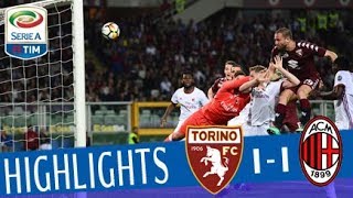 Torino  Milan 11  Highlights  Giornata 33  Serie A TIM 201718 [upl. by Whitebook208]