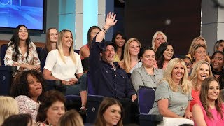 Superfan Brad Pitt Distracts Ellen While Sitting in the Audience [upl. by Ardnuasal]