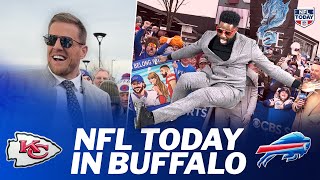 Bills beverages AND TABLES The NFL Today goes to Buffalo [upl. by Adlihtam]