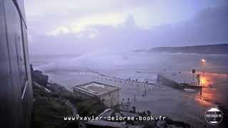 Le 14 février 2014 Tempête Ulla Finistère [upl. by Decrem405]