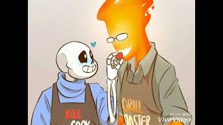 Sans X Grillby PMV Music videoMonsterSkillet [upl. by Shelia116]