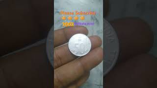 2002 50 Paise Coin Kolkata mint Calektebel Coin Ok Feretik Steel 6 Gram Wate Hii Sqar Coin 👛👛🥇🥇🥇🥇🥇🥇 [upl. by Metcalf]