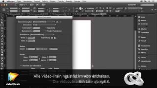 Visitenkarten gestalten mit InDesign Tutorial Visitenkartenformate video2braincom [upl. by Aloibaf]