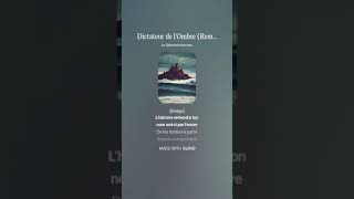 Dictateur de l ombre 201124 [upl. by Yhtnomit]