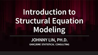 Introduction to Structural Equation Modeling [upl. by Sydney621]