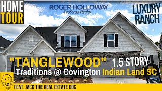 TANGLEWOOD 15 Story Luxury Ranch Home Indian Land SC [upl. by Ritter323]