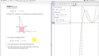 GeoGebra CAS Funksjoner  Eksempel S1 H17 [upl. by Justinian]