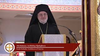 Enthronement Message  His Eminence Archbishop Elpidophoros of America [upl. by Fulbright]