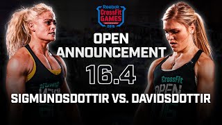 Katrin Davidsdottir vs Sara Sigmundsdottir — Open Announcement 164 [upl. by Cozmo]