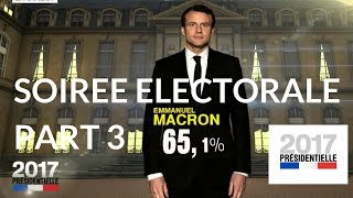 quotPrésidentielle 2017quot  Soirée électorale du second tour – 7 mai 2017 France 2 – 19H58  21H [upl. by Akerboom]