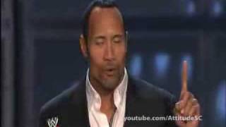 The Rock and Stone Cold One More Match Hall of fame 08 [upl. by Pinzler328]