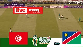 ⚽ Tunisia vs Namibia ⚽  CAF AFCon cup 16012024  FIFA 2024 [upl. by Limaa]