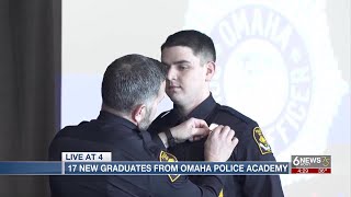 17 new recruits graduate from Omaha Police Academy [upl. by Solokin]