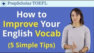 Building English Vocabulary  Tips and Tricks for TOEFL Vocabulary [upl. by Drandell]