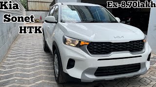 Kia Sonet HTKSecond Base  All Features  Price  Detailed Review  Petrol  Rishabh Singh [upl. by Maxi211]