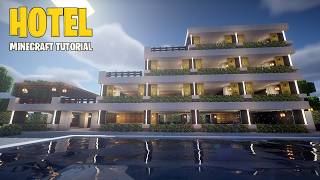 Hotel in minecraft  Tutorial [upl. by Nnylav]