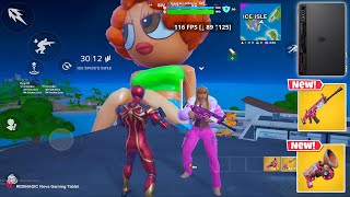 Red Magic Nova 120 FPS Fortnite Mobile Gameplay The NEW ICE SPICE Update in FORTNITE Mythic POI [upl. by Meeker]