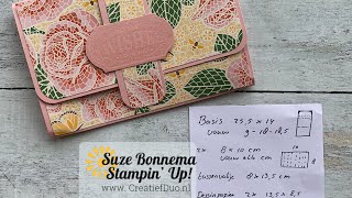 Stampin Up NL  Cadeau envelop van papier  opgenomen als Facebook live workshop 24 april [upl. by Cookie460]