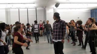 Les Twins Alvin Ailey Workshop May 1 2014 [upl. by Eirojam540]