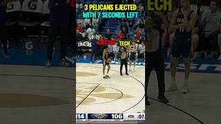 Refs really EJECTED 3 Pelicans with just 7 SECONDS left😭😭 [upl. by Rodoeht]