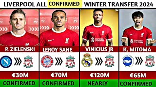 🚨 LIVERPOOL ALL AGREED CONFIRMED amp RUMOURS WINTER TRANSFER NEWS 2024 [upl. by Devina868]