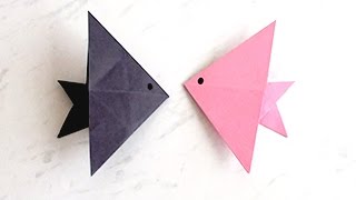 How to Make Paper Fish  Creating Paper Fish Paper Art and Craft for Kids [upl. by Cosma]