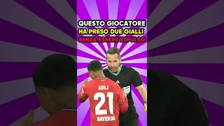 🤣Questo giocatore ha ricevuto due cartellini gialli senza essere ESPULSO football bayerleverkusen [upl. by Akimak303]